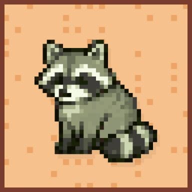 Raccoon Sunset artwork preview