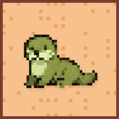 River Otter Sunset artwork preview