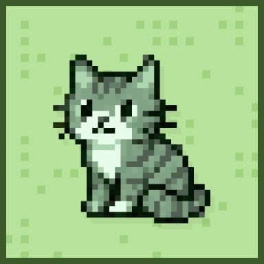 Tabby Cat Meadow artwork preview