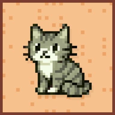 Tabby Cat Sunset artwork preview